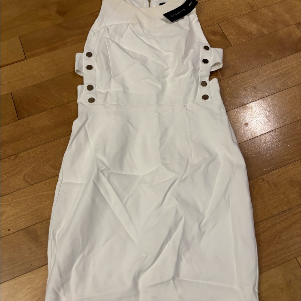 NWT open side details.  Size small
